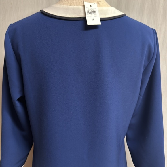 Ann Taylor Blue And White Shift Dress Size Small - Picture 6 of 13